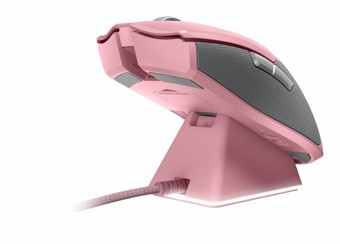 עכבר אלחוטי RAZER Viper Ultimate & Mouse Dock בצבע ורוד