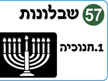 שבלונות חנוכה