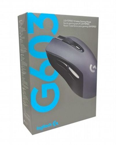 עכבר גיימינג חוטי HP דגם G100 - בעל 4 מקשים וגלגלת עם תאורה כחולה - עד 2000 DPI 