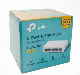מתג שולחני 5 פורטים במהירות 10/100 - דגם TL-LS1005 - חברת TP-LINK