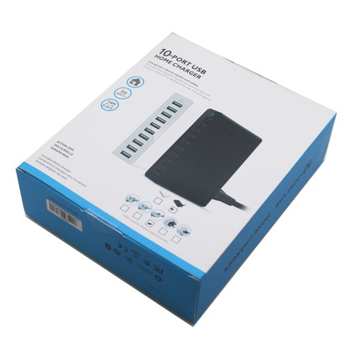 מטען HUB 10 Ports USB Home Charger 60W