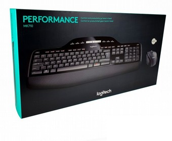 סט עכבר ומקלדת אלחוטיים דגם Logitech MK710 (עברית-אנגלית) יבואן רשמי