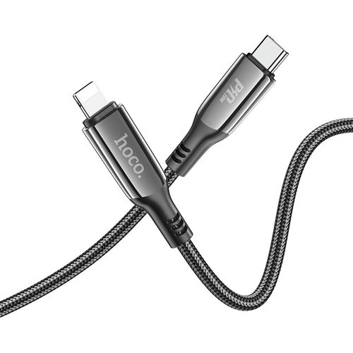 כבל טעינה ודאטה עם תצוגה Hoco S51 Type-c to Lightning