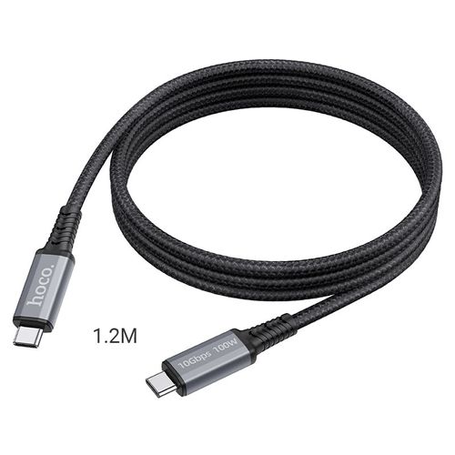 כבל טעינה דאטה ותצוגה Hoco US01 3-in-1 Type-c to Type-c 4K 60Hz m1.2