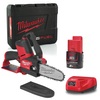 מסור שרשרת נטען 12V קומפקטי "6 + סוללה 2.0AH מבית MILWAUKEE