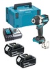 מפתח אימפקט 18V "1/2 נטען DTW700 + שתי סוללות 4AH מבית Makita