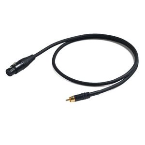 כבל XLR(F) ל RCA באורך 3 מטר מבית Proel