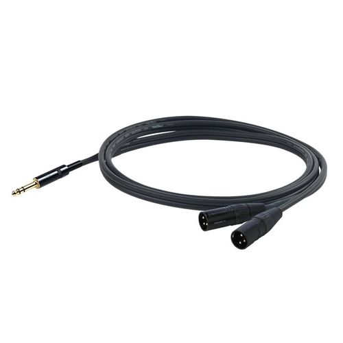 כבל XLR(M)*2 ל PL באורך 1.5 מטר מבית Proel