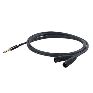 כבל XLR(M)*2 ל PL באורך 1.5 מטר מבית Proel
