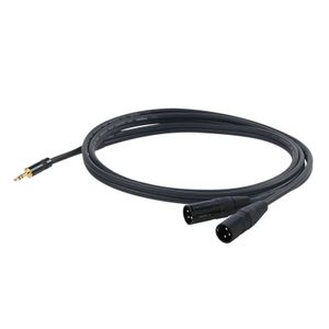 כבל XLR(M)*2 ל PL(Mini) באורך 1.5 מטר מבית Proel
