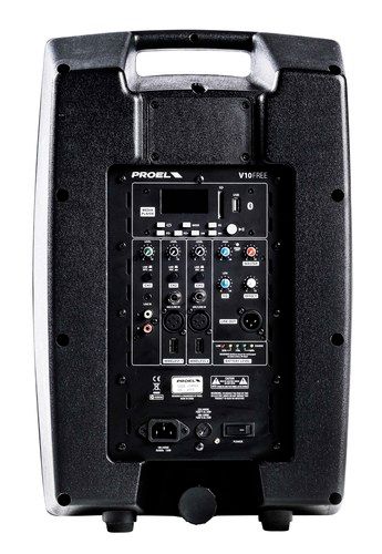 מערכת PA נטענת 12″ 400W Class D amplifier דגם Proel V12FREE