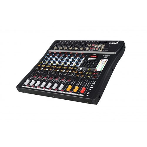 מיקסר 8 ערוצים DSP ואפקטים Italian Stage IS 2MIX8PRO