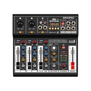 מיקסר 4 ערוצים עם אפקטים Italian Stage IS 2MIX4FXU