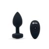 פלאג אנאלי בקוטר מקסימלי של 4 ס"מ עם שלט רחוק Bvibe - vibrating jewel plug