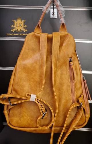 LEE COOPER תיק גב גדול לנשים דמוי עור מדהים ואופנתי עם כיס נגד גניבות