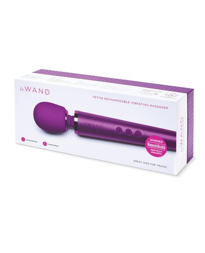 סופר מגי'ק וונד מיני בורדו שרי Le Wand-Petite Vibrating Massager Super Magic Wand  - המסאג'ר הטוב ביותר בשנת 2021
