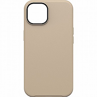 כיסוי בצבע בז' +OtterBox Symmetry לאייפון 14 פלוס - הגנה קשיחה ודקה - עם טעינת Magsafe