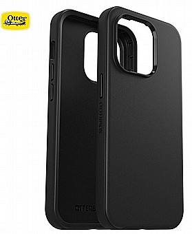 כיסוי שחור OtterBox Symmetry לאייפון 14 פרו מקס - הגנה קשיחה ודקה