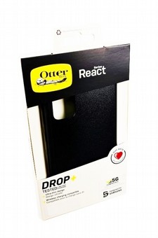 כיסוי שחור OtterBox React לגלקסי S21 FE 5G - הגנה קשיחה ודקה