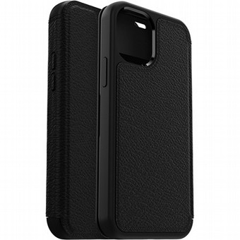 כיסוי OtterBox Strada שחור לאייפון 12 מיני (5.4 אינצ