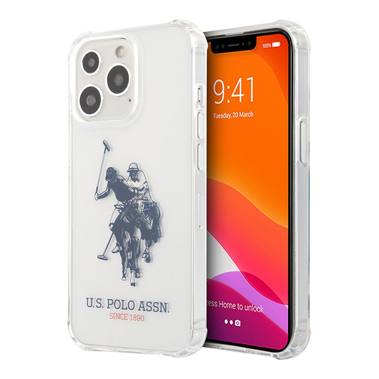 כיסוי US Polo שקוף לאייפון 13