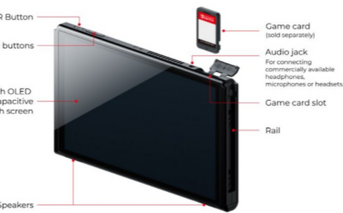 Nintendo Switch OLED 64GB HEG-001 נינטנדו 
