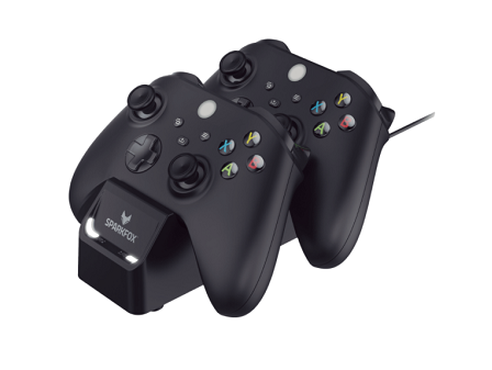 ערכת טעינה מהירה + זוג סוללות נטענות 1100MAH לבקרי XBOX
