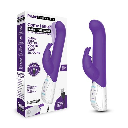 ויברטור נטען יוקרתי לנקודת הג'י Rabbit Essentials - Rechargeable Cone Hither
