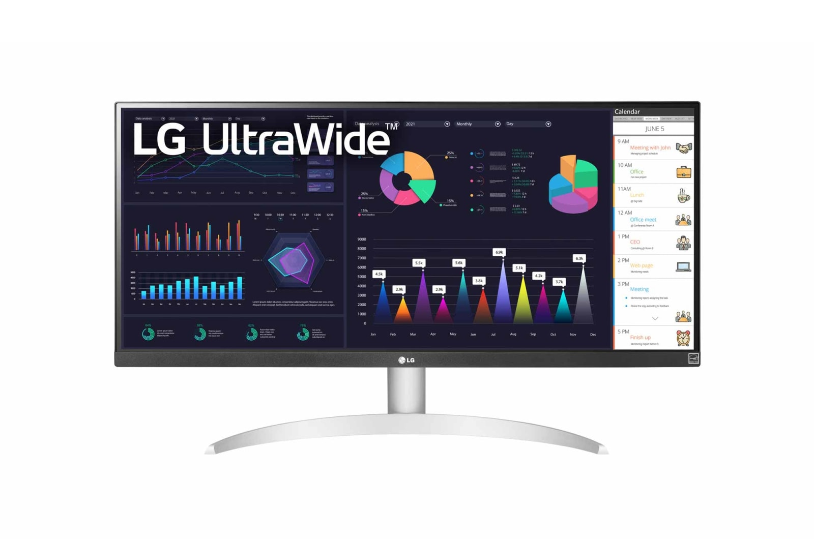 מסך מחשב LG UltraWide 29WQ600-W 29 אינטש UW-UXGA