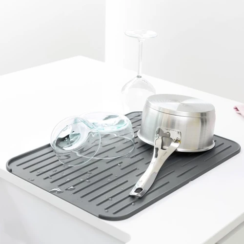 משטח לייבוש כלים סיליקון - אפור כהה Brabantia Y-117442 - עולם הפרזול