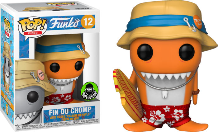  #12 Fantastik Plastik - Fin Du Chomp Orange Pop! Vinyl Figure (Funko Exclusive)