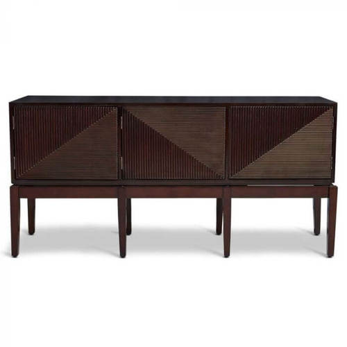 מזנון חום כהה Art Deco Sideboard