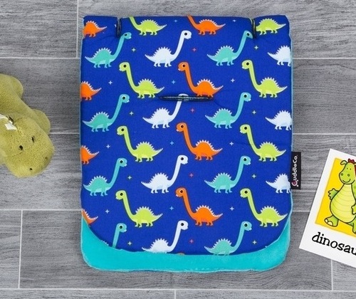 מזרן וריפודית לעגלה או טיולון Comfi-Cush במילוי ספוג זוכר ייחודי - דינוזאורים