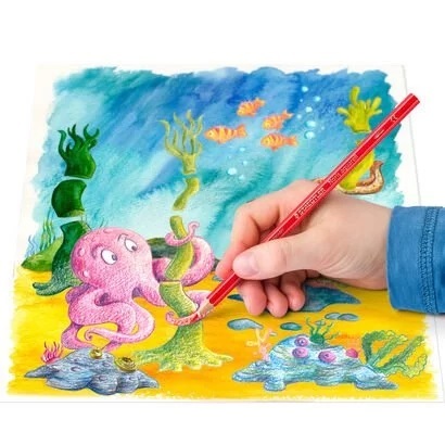 סט 12 עפרונות צבעוני מסיס במים STAEDTLER