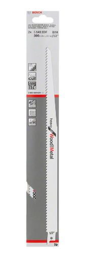 סט 5 מסוריות חרב למתכת ועץ עד 300 מ”מ Bosch s1411df