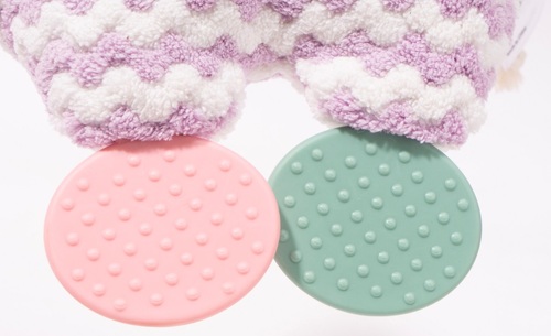 בובת פעילות סרוגה נתלית דו-צדדית עם 3 נשכנים - פיל