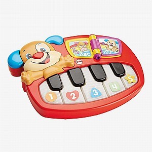 הפסנתר של הכלבלב הנבון בעברית פישר פרייס - fisher-price