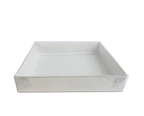 20-20-5 תחתית קרטון מכסה שקוף  1יחידה 
