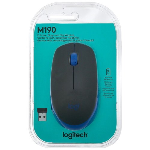 עכבר אלחוטי LOGITECH M190 כחול