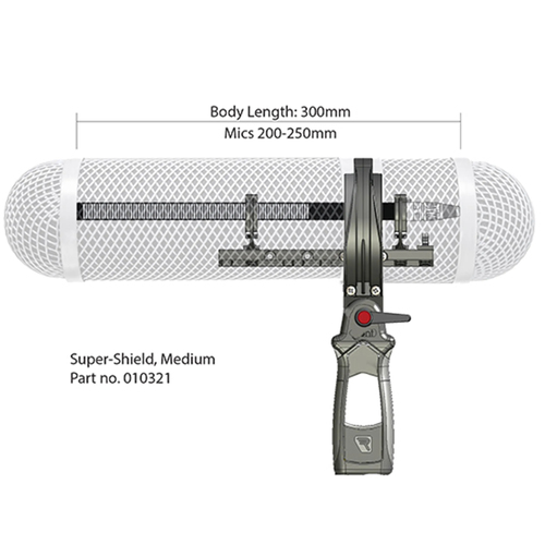 סט מגן רוח צפלין בינוני Rycote Super-Shield