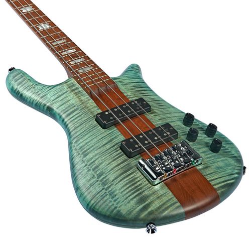 זוית נוספת Spector Euro 4 RST Bass Guitar - Turquoise Tide Matte