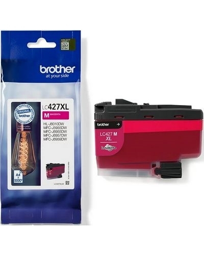 ראש דיו אדום מקורי Brother LC427XLM ברדר