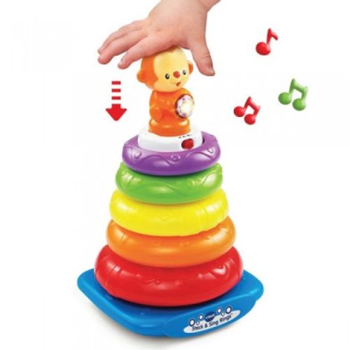 מגדל טבעות מוזיקלי דובר עברית vtech