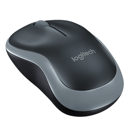 עכבר אלחוטי LOGITECH M185 שחור/אפור