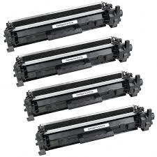 ארבעה טונרים חלופיים CF217A HP 17A