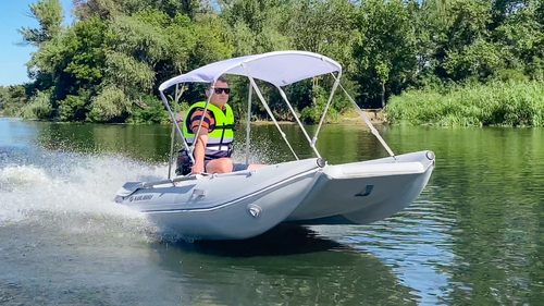 סירה מתנפחת קטמרן קוליברי סי קאט חדשה   KOLIBRI CATAMARAN SEA CAT KM-340CM