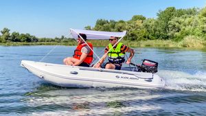 סירה מתנפחת קטמרן קוליברי סי קאט חדשה KOLIBRI CATAMARAN SEA CAT KM-380CM