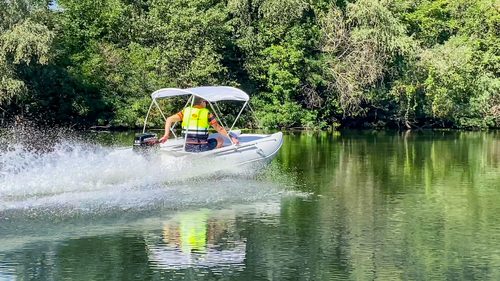 סירה מתנפחת קטמרן קוליברי סי קאט חדשה KOLIBRI CATAMARAN SEA CAT KM-380CM