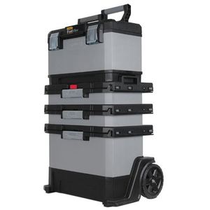 ארגז כלים מטאור מתכת + 3 מגירות על גלגלים STANLEY 1-95-622