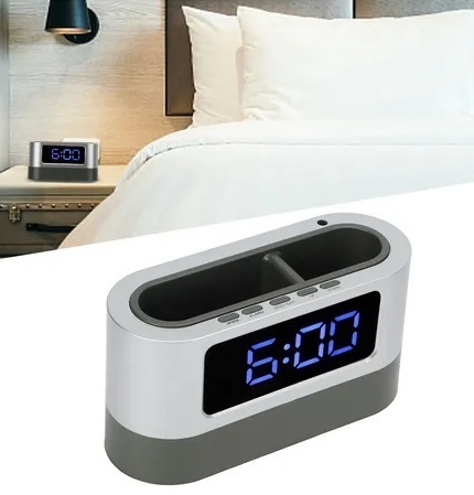 מעמד משרדי כולל שעון דיגיטלי | שעון מעורר Digital Clock